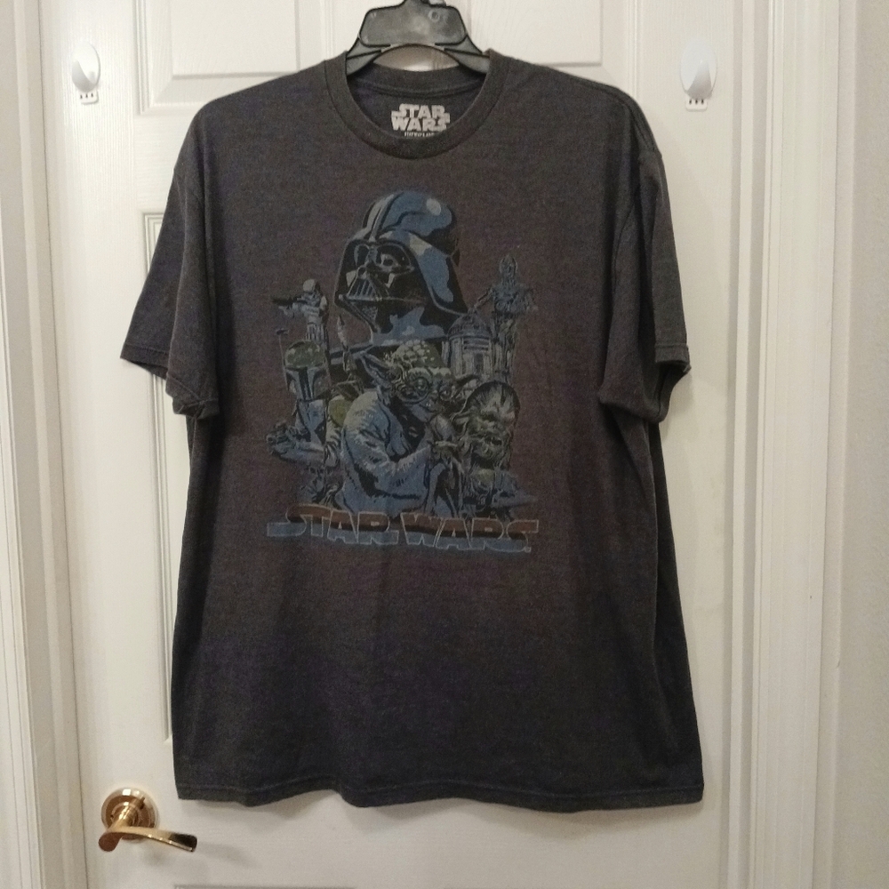 Star Wars Graphic Print T-Shirt Men's Size 2XL Darth Vader